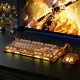 Gravastar Mercury K1 Pro Battle-Worn Yellow Mechanical Keyboard