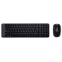 Logitech MK215 Wireless Keyboard with Mouse – Portable 2.4GHz USB Receiver, Black