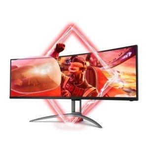 AOC AGON AG493QCX 49 Inch 144Hz 1ms DQHD HDR400 VA Curved Gaming Monitor