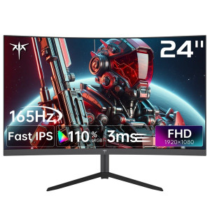 KTC H24S17 24 inch FHD 165Hz Curved Gaming Monitor