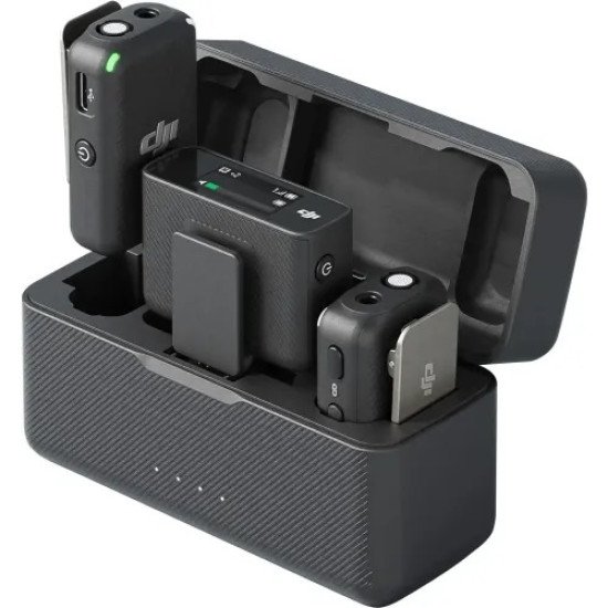 DJI Mic Mini (2 TX + 1 RX + Charging Case) Dual-channel Wireless Microphone