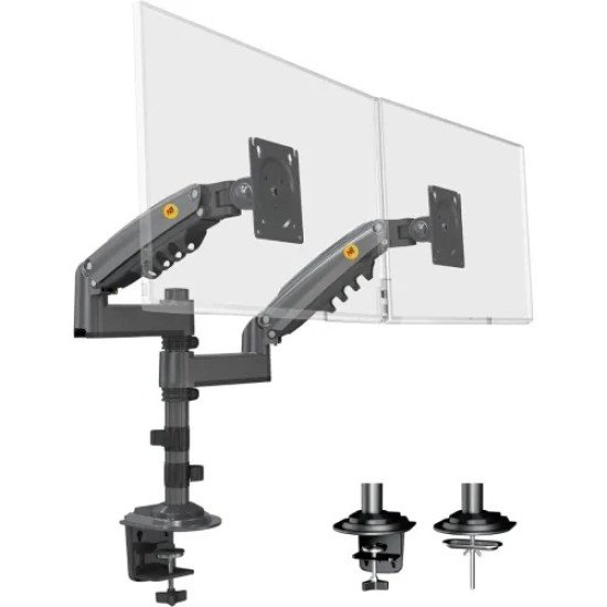 North Bayou H180 Dual Monitor Gas Spring Mount