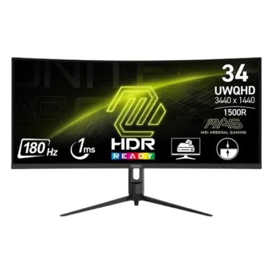 MSI MAG 342CQR E2, 34'' Curved Gaming Monitor