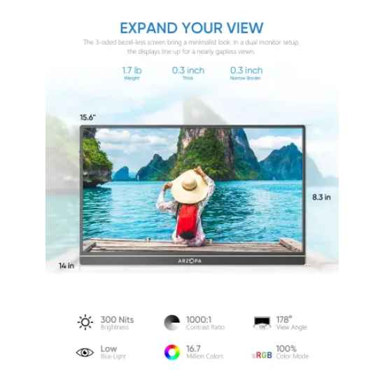 Arzopa S1 Table 15.6