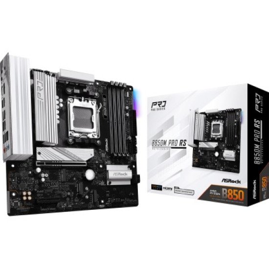 ASRock B850M PRO RS AM5 AMD Micro ATX Motherboard