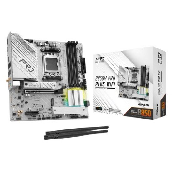 ASRock B850M Pro Plus WiFi Micro ATX Motherboard