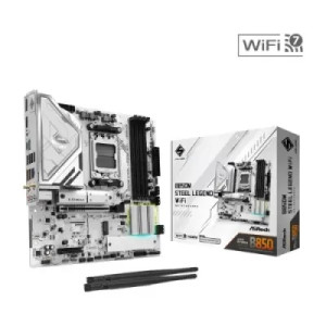 ASRock B850M STEEL LEGEND WIFI AM5 DDR5 mATX Motherboard