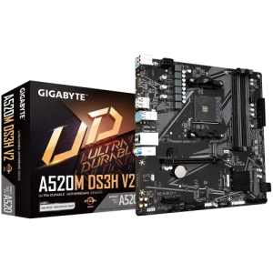 Gigabyte A520M DS3H V2 Micro-ATX DDR4 AMD AM4 Motherboard