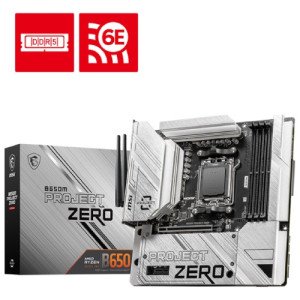 MSI B650M Project Zero AM5 Micro-ATX Motherboard