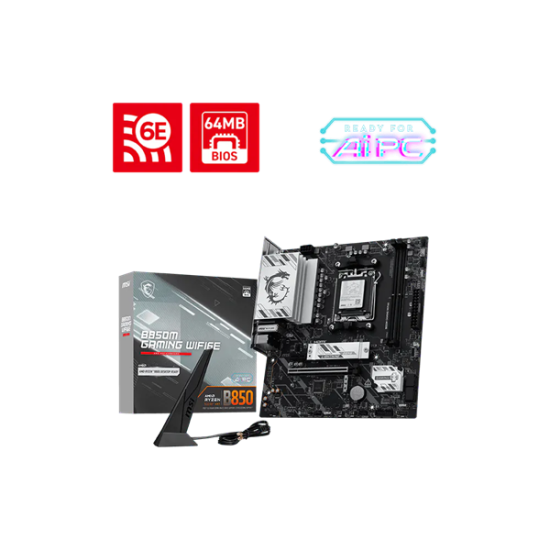 MSI B850M GAMING WIFI6E Motherboard
