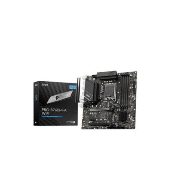 MSI PRO B760M-A WIFI DDR5 12TH/13TH GEN Motherboard