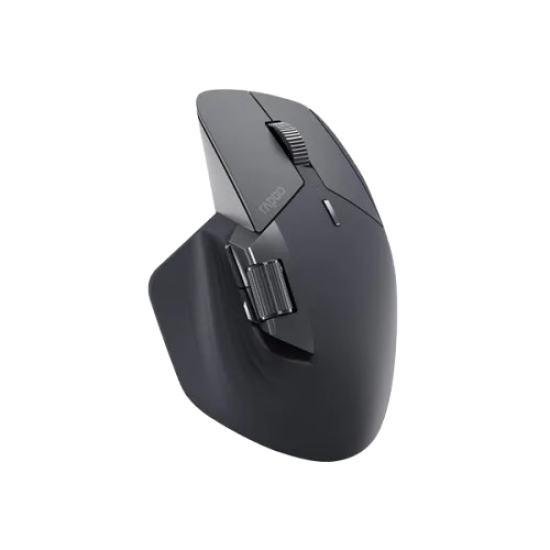 Rapoo MT760M Mini Multi Mode WirelessLight Black Programmable Mouse