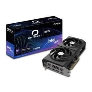ONIX ODYSSEY Intel Arc B570 GDDR6 10GB Graphics Card Black