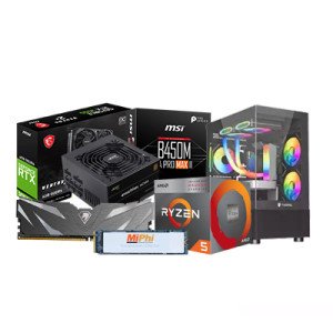 PC Build with AMD Ryzen 5 5500 and MSI B450M-A PRO MAX II