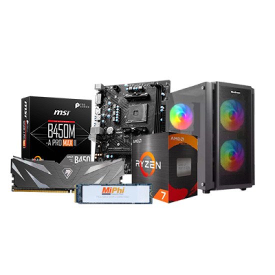 PC Build with AMD Ryzen 7 5700G and MSI B450M-A PRO MAX II