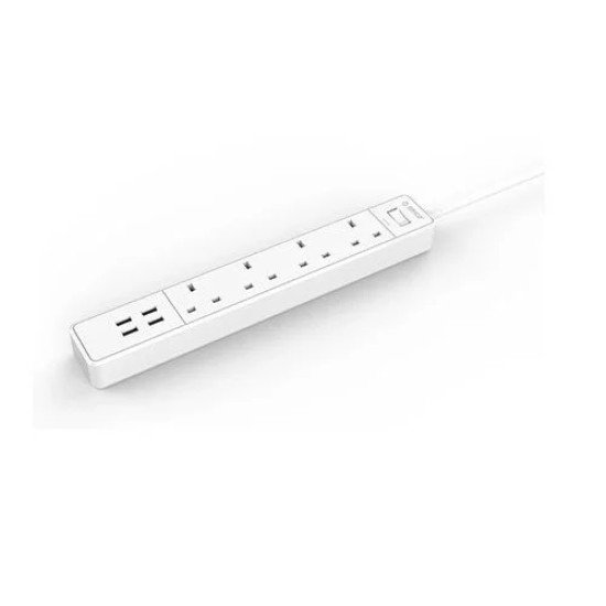 ORICO OSC-4A4U-UK 4 AC Outlet Surge Protector with 4 USB Charging Port