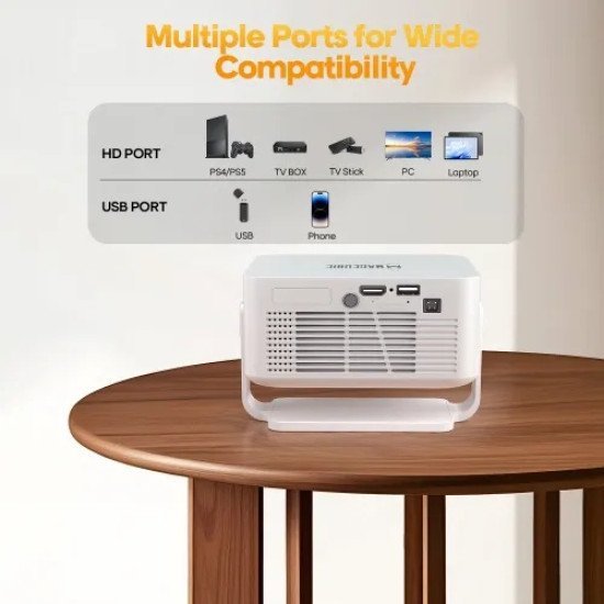 Magcubic HY300Max 400 ANSI Android 14 Portable Projector