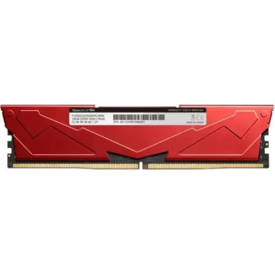 TEAM VULCAN RED 8GB DDR5 5200MHz Gaming Desktop RAM