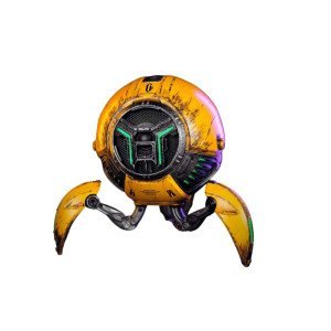 GravaStar Mars Pro Battle-Worn Yellow Wireless Speaker