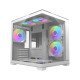 MaxGreen Bright Wave F7 Mid Tower M-ATX Gaming Casing With 7x ARGB Fan