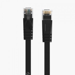 Orico PUG-C6B-300- BK-CAT6 Flat Gigabit Ethernet Cable